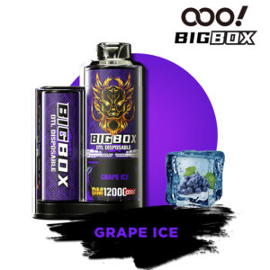 OOO! BIGBOX DTL/DL Vape Kertakäyttöinen sähkötupakka POD 12000 Puffs 25ml Fsäädettävä ilmavirta ja ladattava